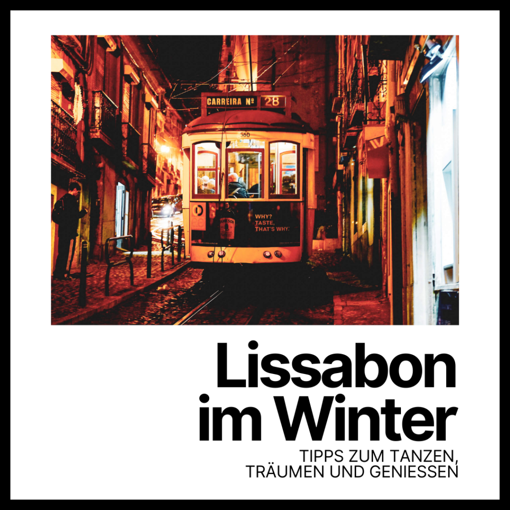 Lissabon im Winter Tram 28