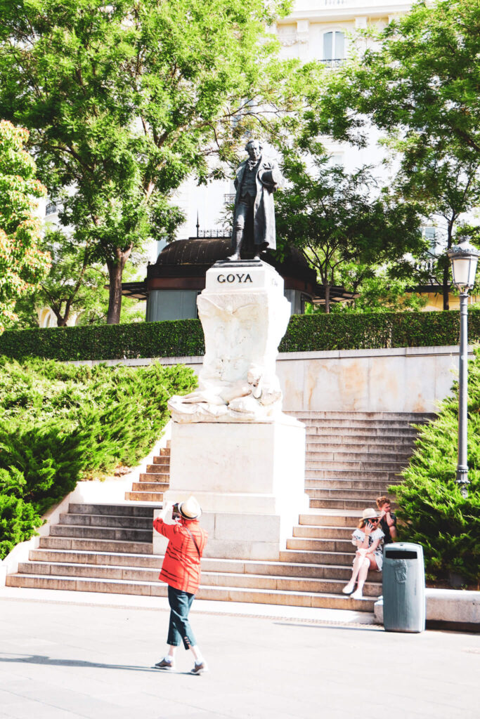 Goya Denkmal in Madrid