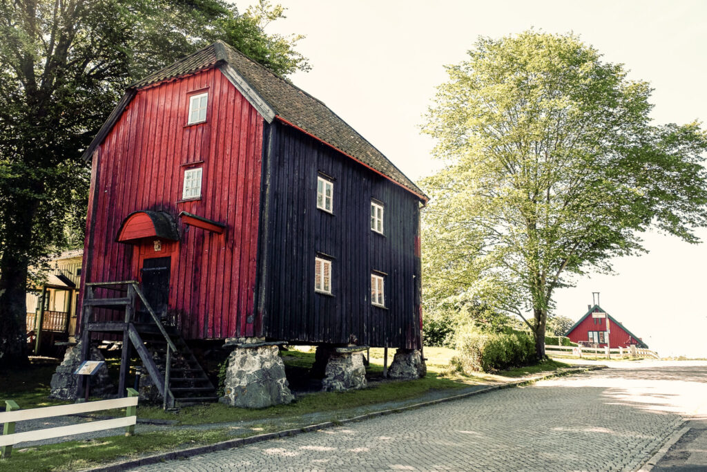 Rotes Haus in Schweden am Kattegattleden