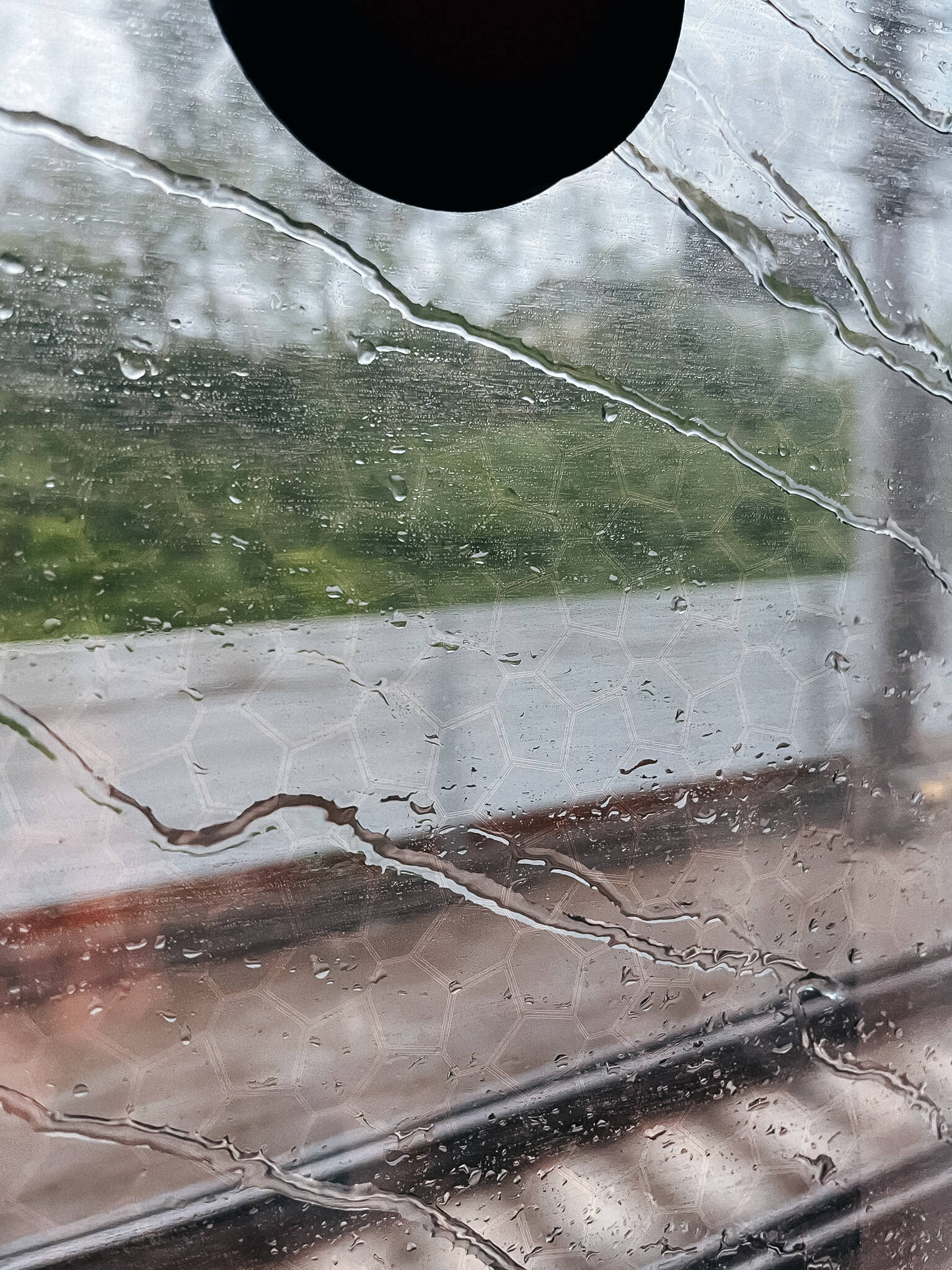 Blick aus dem Fenster im Nachtzug