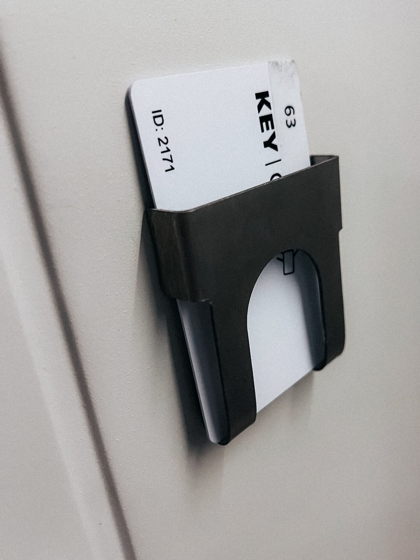 Key-Card für die Mini-Cabin im Nightjet Nachtzug