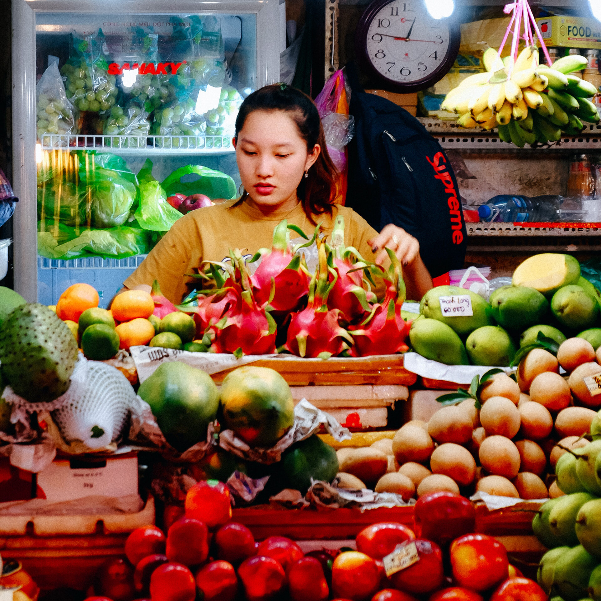 Obststand im Ben-Than-Markt in Saigon