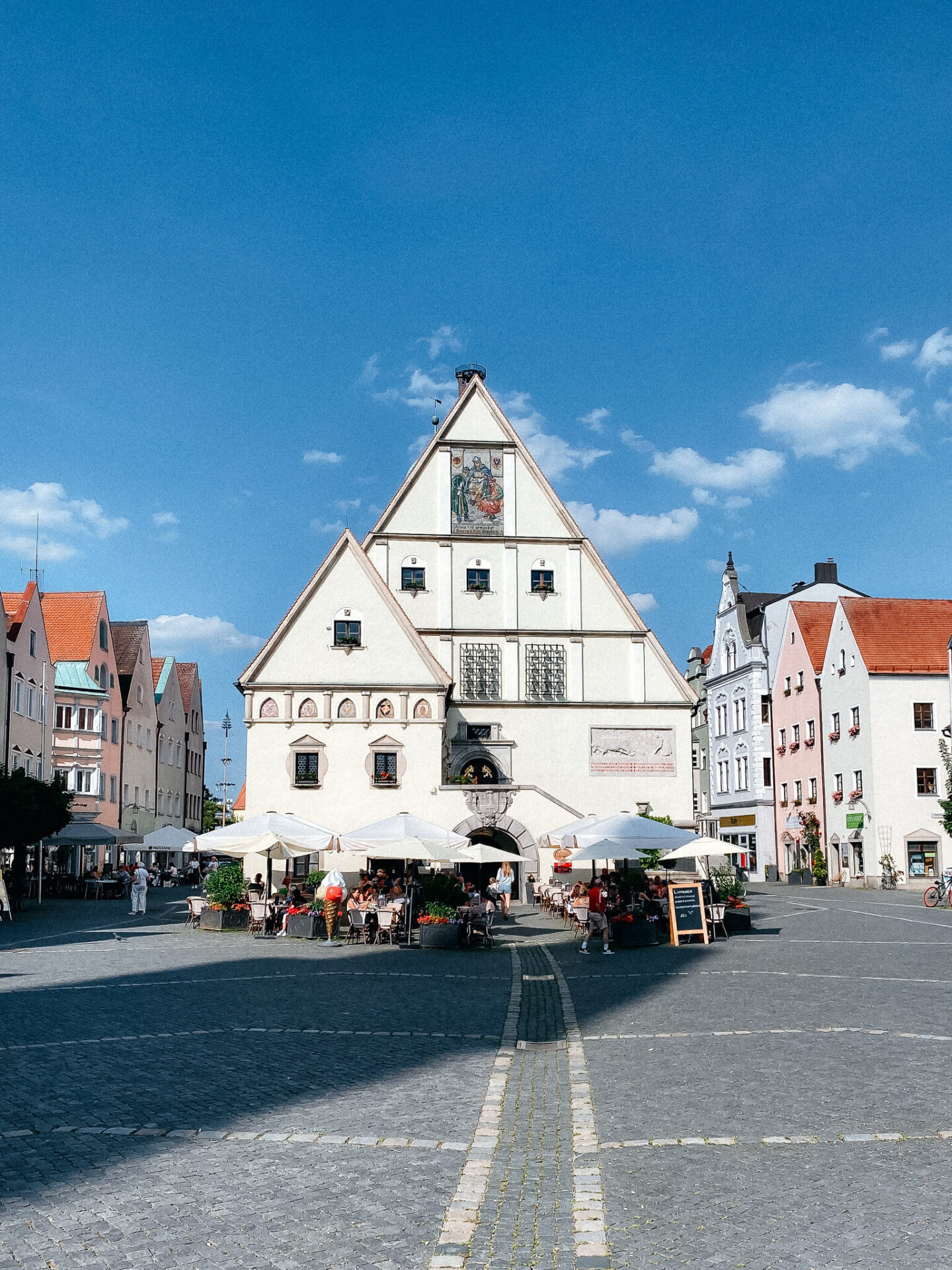 Das alte Rathaus von Weiden in der Oberpfalz