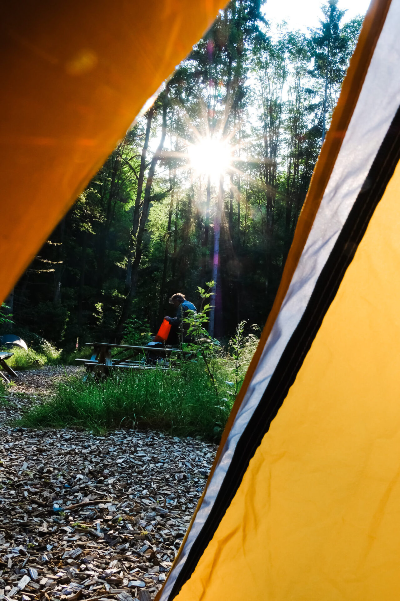 Zeitelfleck Trekkingplatz im Waldnaabtal