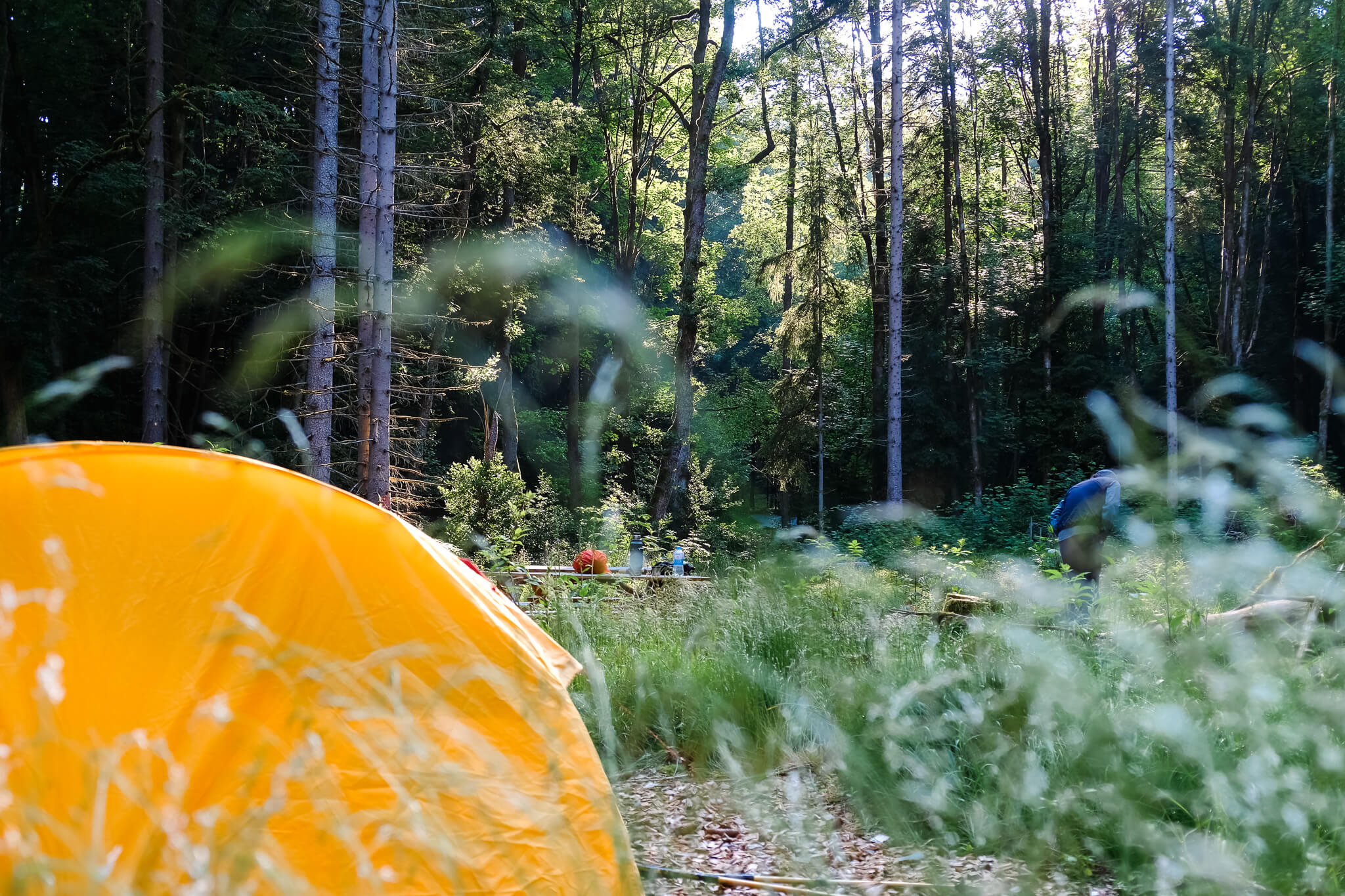Zeitelfleck Trekkingplatz im Waldnaabtal