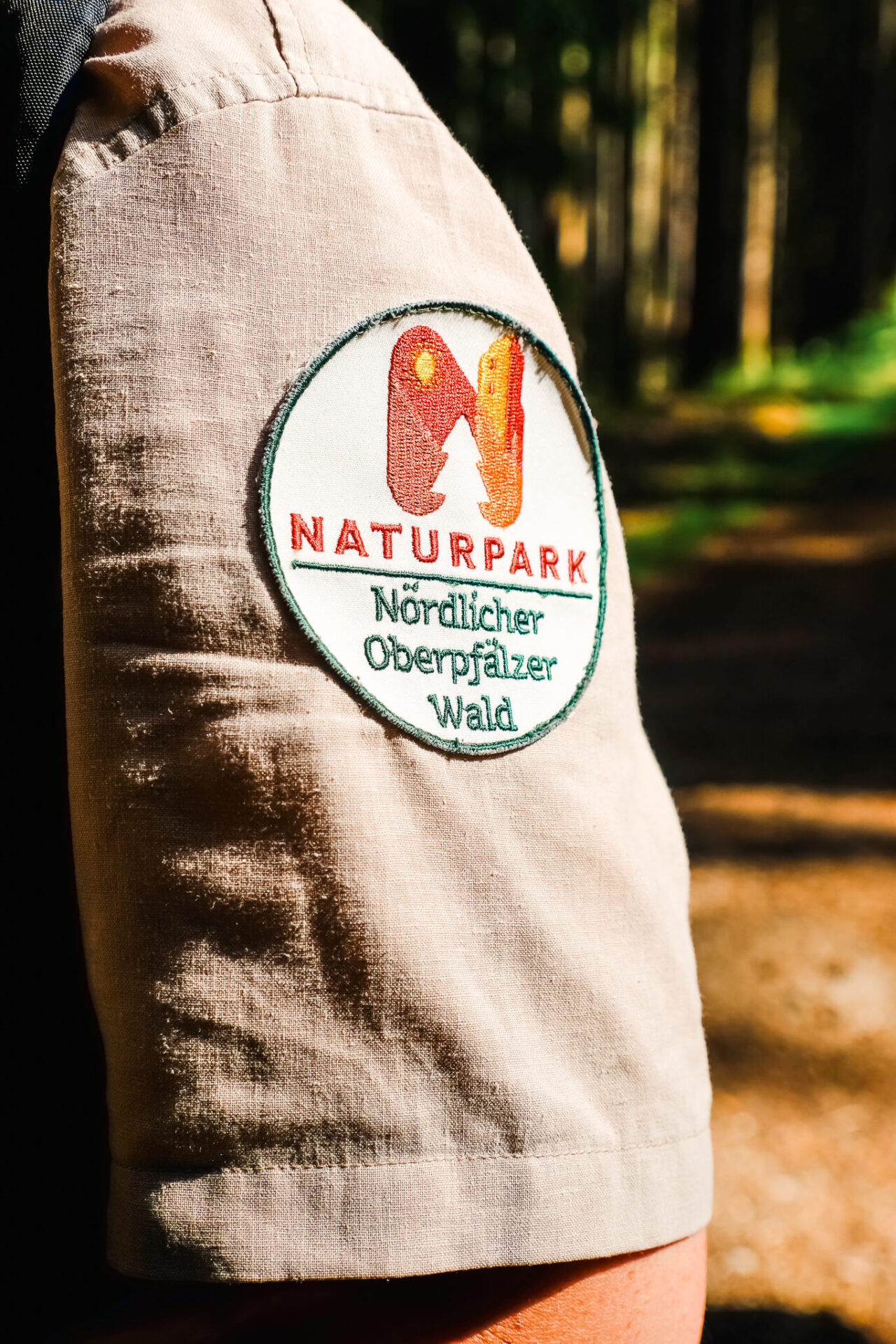 Aufnäher Naturpark Nördlicher Oberpfälzer Wald am Hemdsärmel