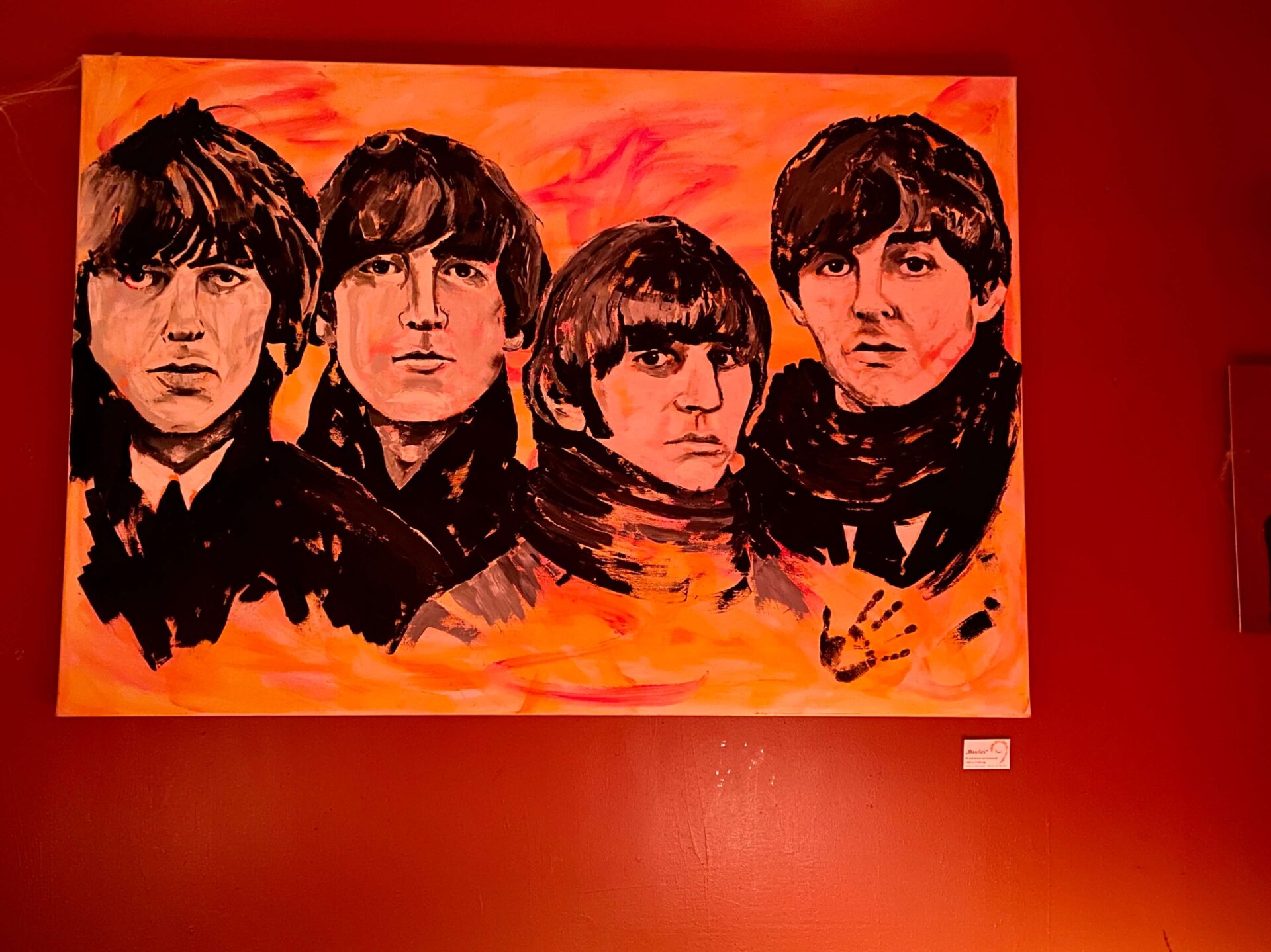 Bild von den Beatles im Indra