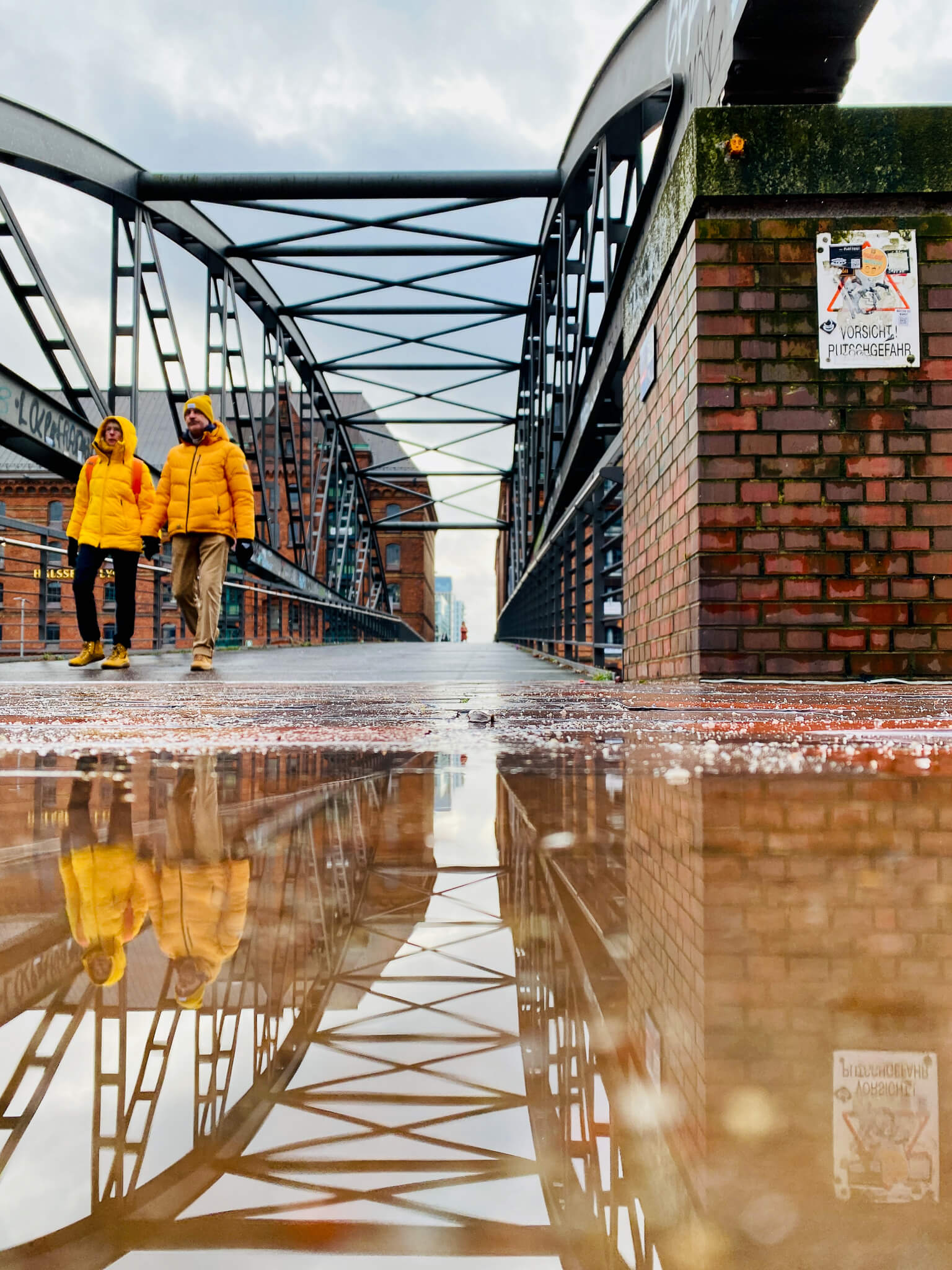 Kibbelsteg Brücke, die zur Speicherstadt führt