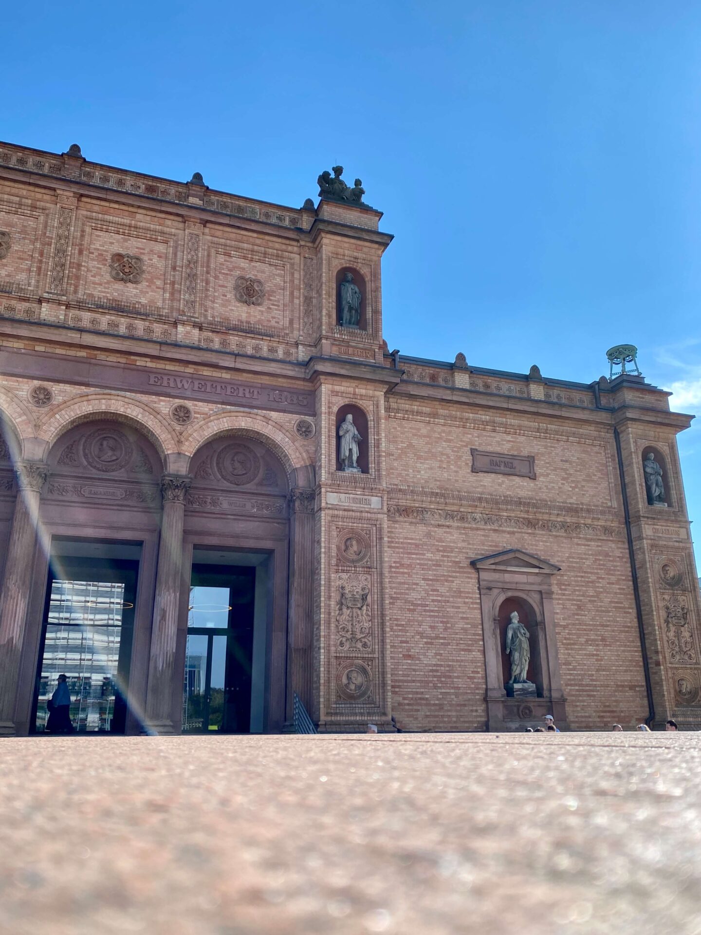 Die Kunsthalle in Hamburg, Aussenansicht