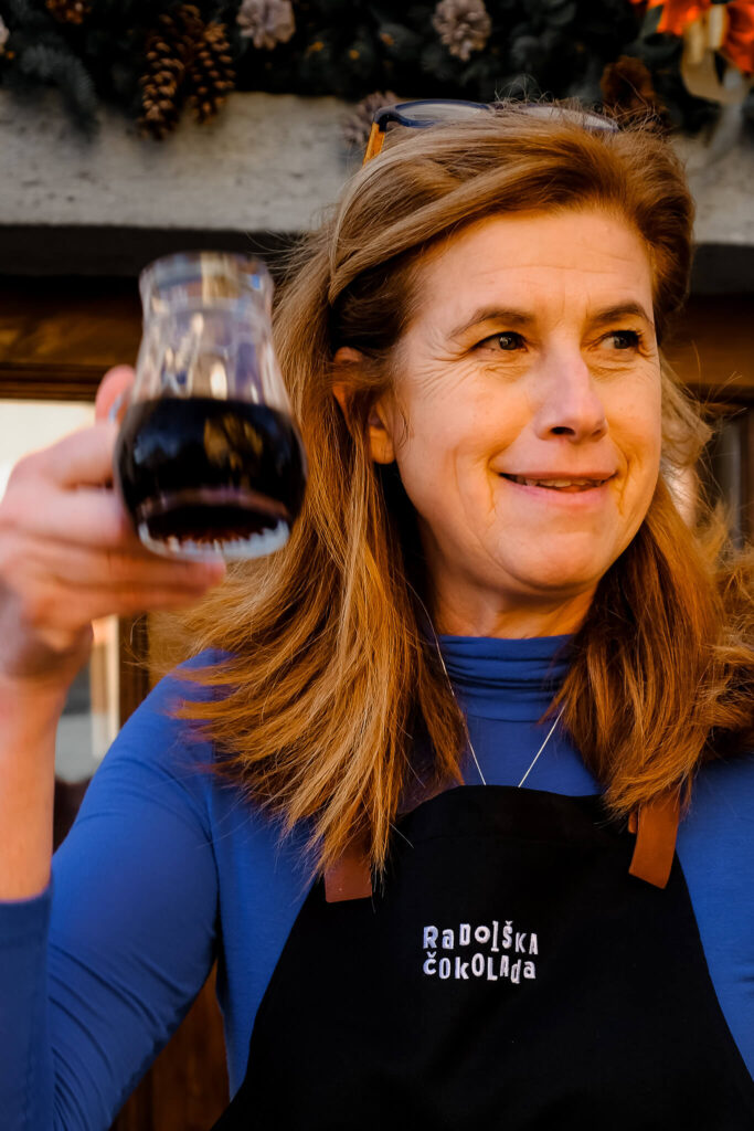 Nataša, Inhaberin von Radolška čokolada