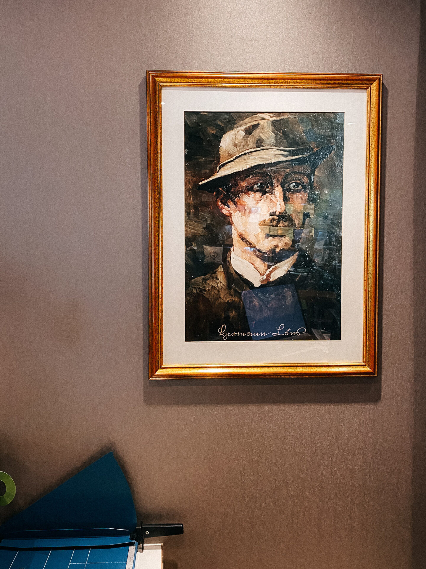 Portrait des "Heidedichters" Hermann Löns