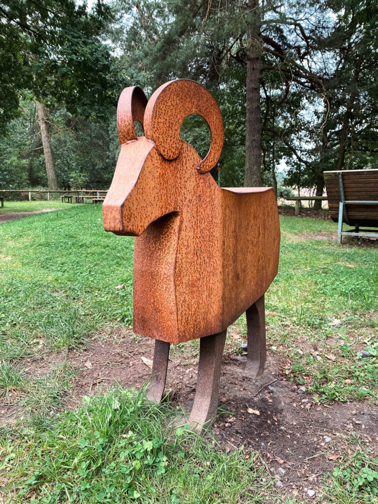 Heidschnucke aus Metall