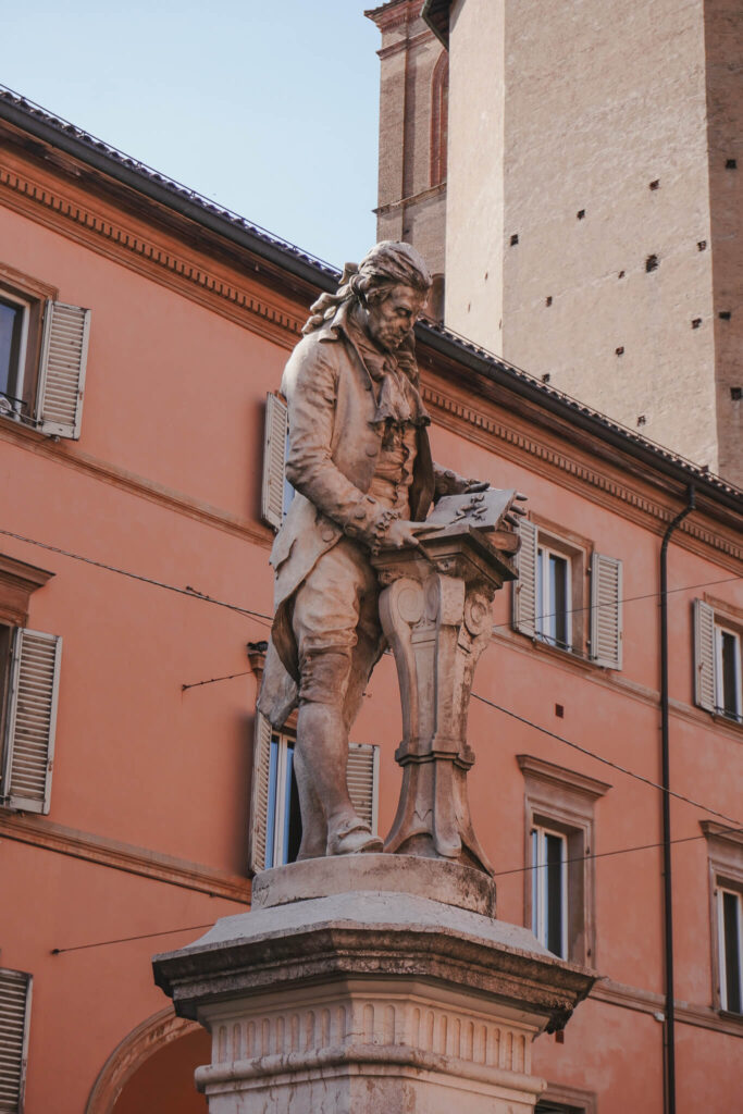 Galvani-Denkmal mit Frosch