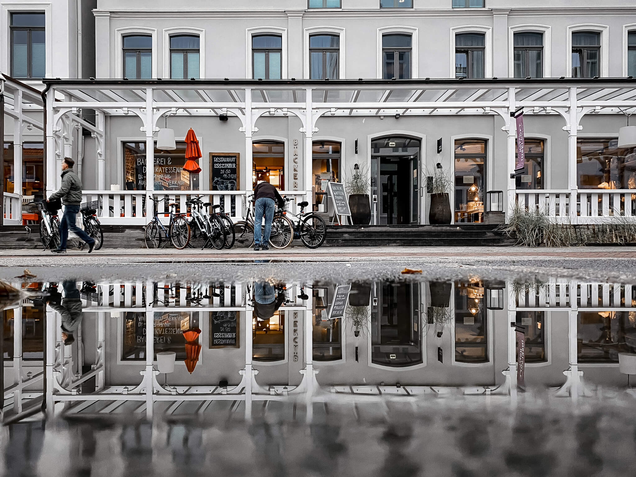 Inselloft mit Spiegelung